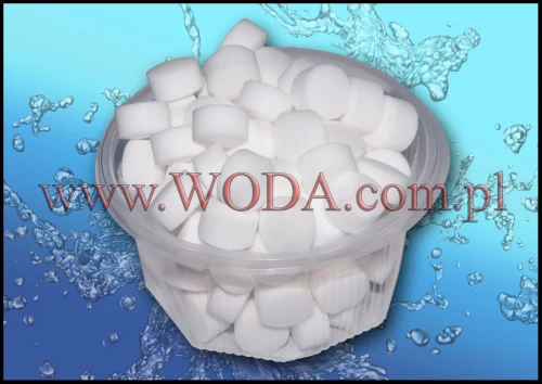 NACL-1KG : Sól próżniowa tabletkowana (Chlorek Sodu NaCl) opakowanie 1 kg