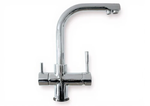 ALABAMA SATYNA : Bateria zlewozmywakowa Blue Water z podejściem na filtr wody ALABAMA SATYNA : Bateria zlewozmywakowa Blue Water z podejściem na filtr wody